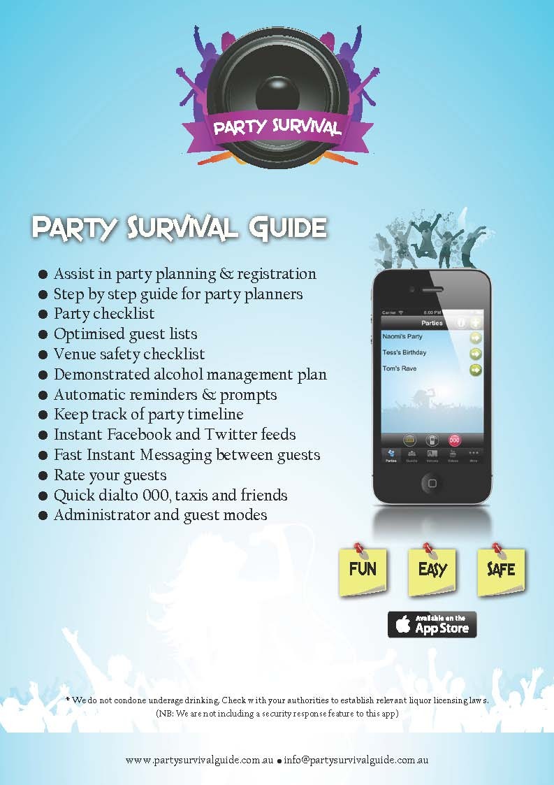 A new age dawns for safe parties.